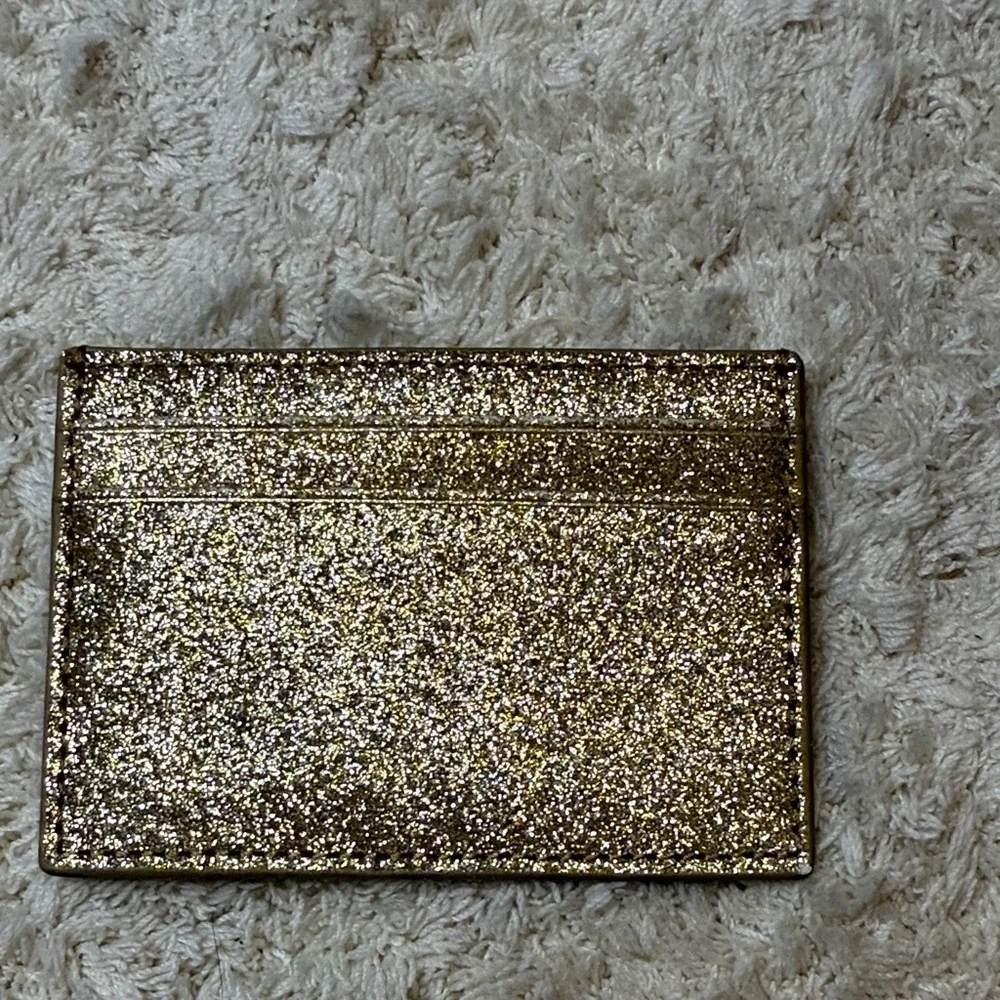 ✨NWOT Rebecca Minkoff Sparkling Gold Card Holder